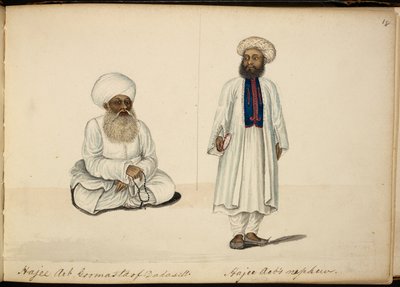 Haji Ayub Gumasta de Dadasett; su sobrino de Indian School