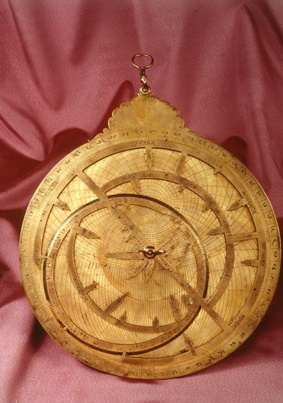 Astrolabio indio (latón) de Indian School