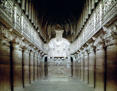 Interior de la Cueva 26 de Indian School