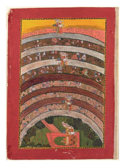 Viajando por tierras desconocidas, de Los viajes de Krishna en su carro de Indian School