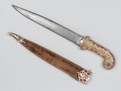 Khanjar que perteneció a Tipu Sultan, tomado en Seringapatam, circa 1799 de Indian School