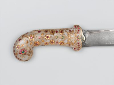 Khanjar que perteneció a Tipu Sultan, tomado en Seringapatam, c.1799 de Indian School