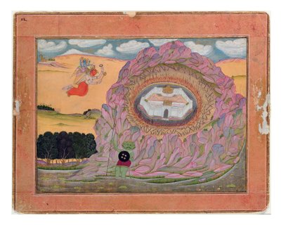 Krishna se acerca a la ciudadela de Naraka de Indian School