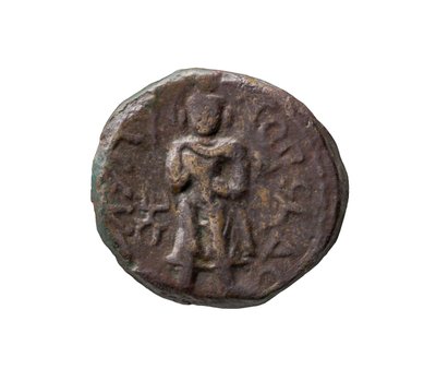 Moneda Kushan, 127-155 d.C. de Indian School