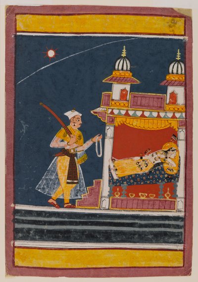 Lalita Ragini, c.1650 de Indian School