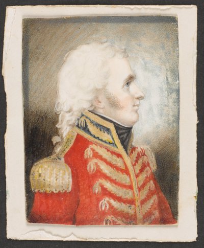 Teniente John Malcolm, Ejército de Madrás, circa 1795 de Indian School