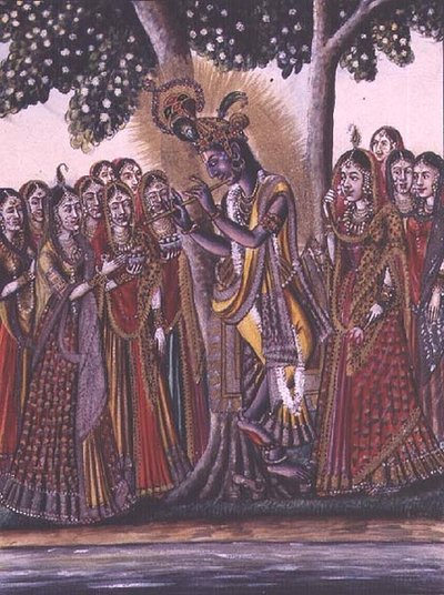 MSS EUR C 116/1 f.14v Krishna, de la epopeya hindú 