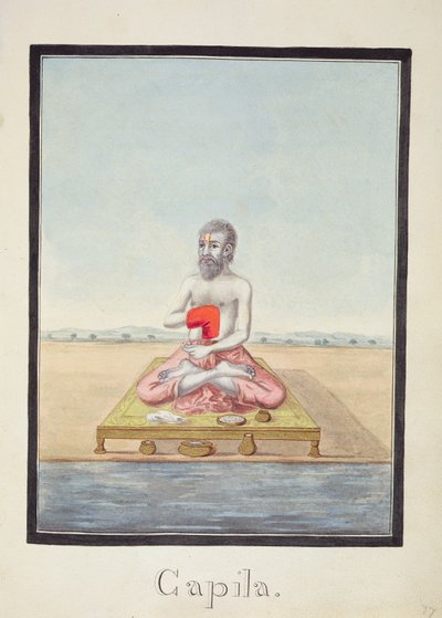 MSS EUR C 116/1 f.77r El sabio, Kapila, de la epopeya hindú 