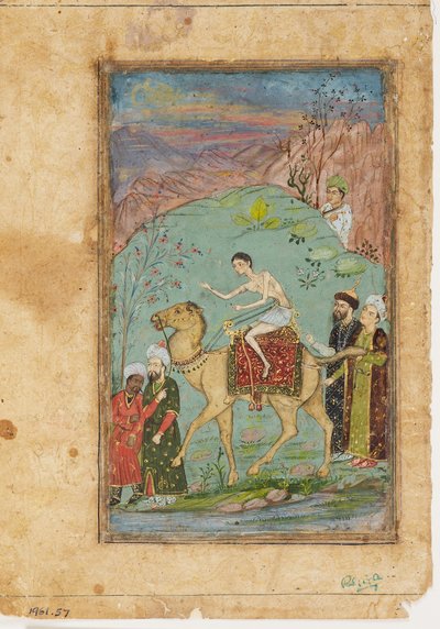 Majnun en camello de Indian School