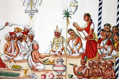 Ceremonia de matrimonio de Indian School