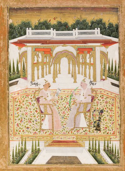 Nawab Mir Alam Bahadur y Raja Chandu Lal Bahadur de Indian School