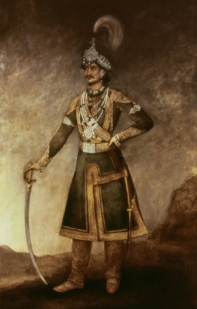 Retrato de Jung Bahadur Koowar Ranajee (1816-77) de Indian School