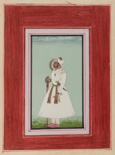 Retrato de Rao Vir Singh de Indian School