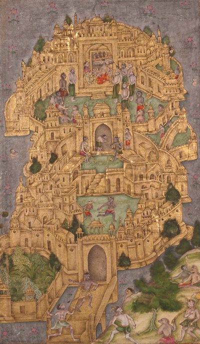 La ciudadela dorada de Ravana en Lanka de Indian School