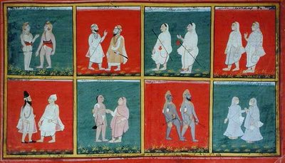 Mendicantes Religiosos, Udaipur, c.1810-20 de Indian School