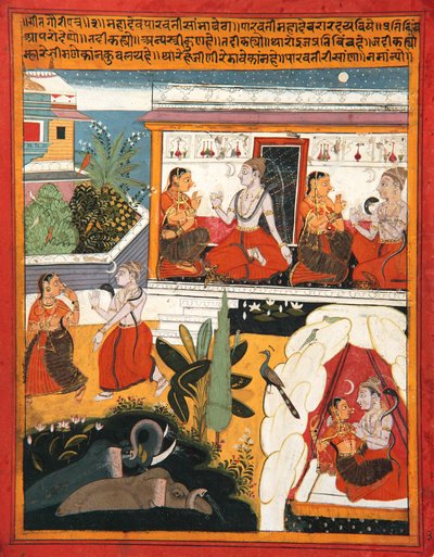 Shiva y Gauri de Indian School