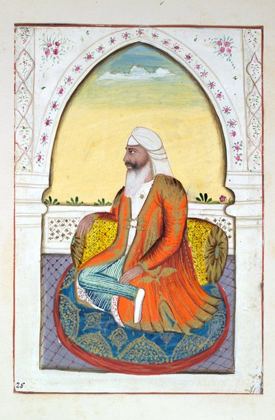 Sirdar Fatteh Singh, del Reino del Punjab, sus Gobernantes y Jefes, volumen II de Indian School