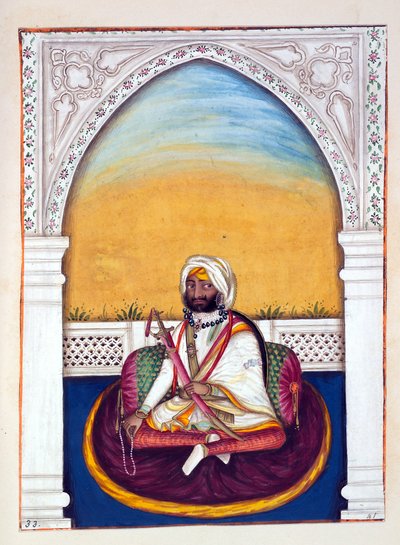 Sirdar Jowahir Singh, del Reino del Punjab, sus Gobernantes y Jefes, volumen II de Indian School