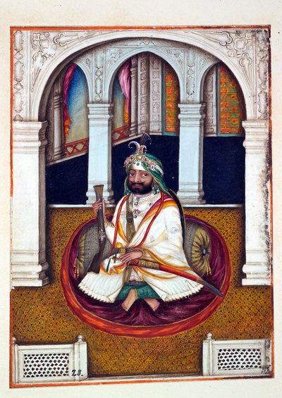 Sirdar Lehna Singh, del Reino del Punjab, sus Gobernantes y Jefes, volumen I de Indian School