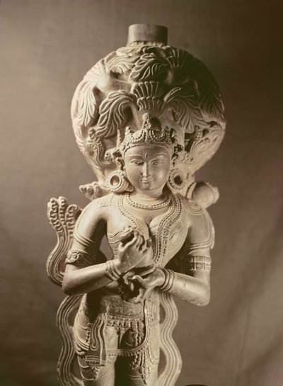 Estatua de Ganga, Mahanad, Bengala, Dinastía Sena (1050-1202) de Indian School