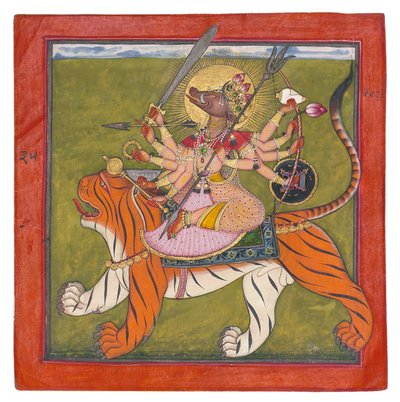 La diosa con cara de jabalí, Varahi, c.1660-70 de Indian School