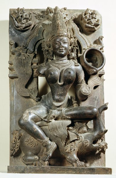 Varunani, escultura del Templo del Sol de Konark, Orissa, Dinastía Ganga Oriental de Indian School