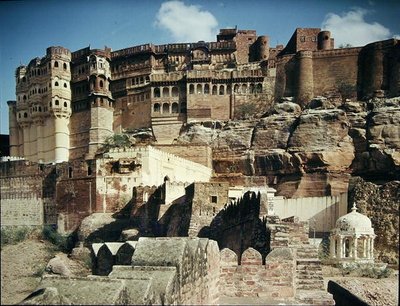 Vista del Fuerte de Mehrangarh, construido en 1459 de Indian School