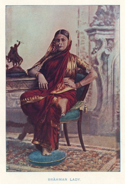 Nativos Indios: Dama Brahmana de Indian photographer