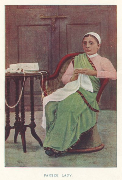Nativos Indios: Dama Parsee de Indian photographer