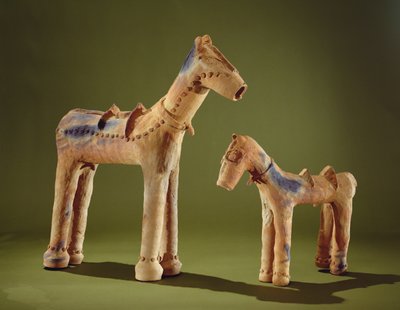 Caballos de modelo, c.2000 a.C. de Indo Aryan School