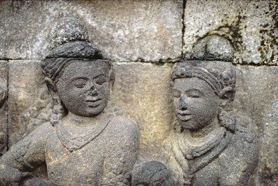 (Detalle) del exterior, 778-850 d.C. de Indonesian