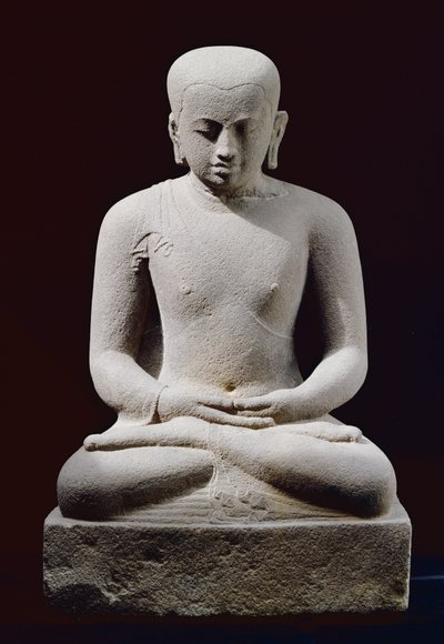 Monje Meditador, de Candi Plaosan de Indonesian School