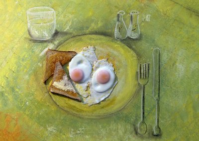 Desayuno con huevos fritos de Ingrid Douglas