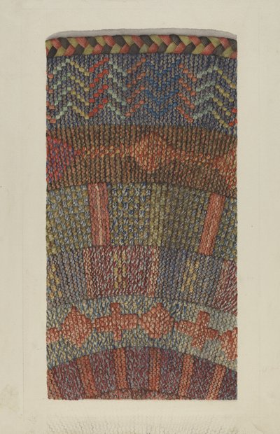 Alfombra tejida de Ingrid Selmer Larsen