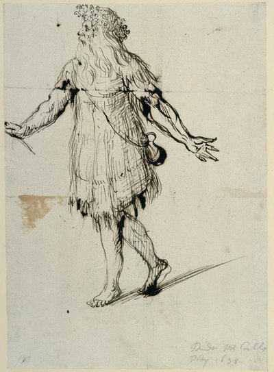 Un druida, c.1638 de Inigo Jones