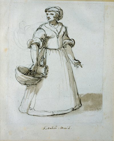 Una criada de cocina de Inigo Jones