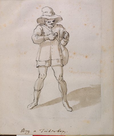 Un vendedor de cajas de yesca de Inigo Jones
