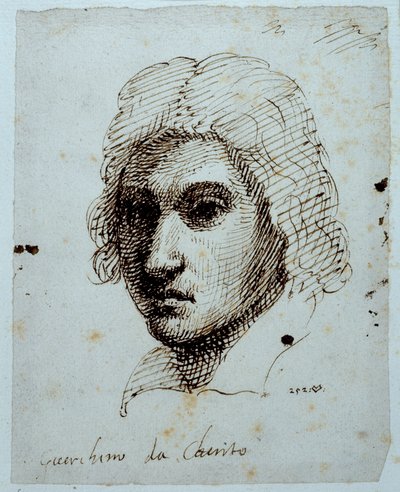 Dibujo de Guercino de Inigo Jones
