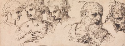 Cinco cabezas clásicas de Inigo Jones