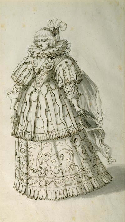 Mascarada, c.1638 de Inigo Jones
