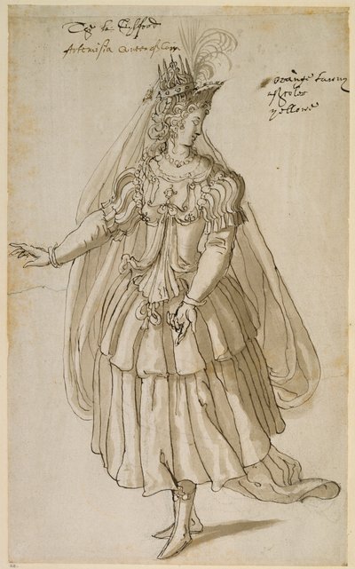 Reina Artemisia, c.1609 de Inigo Jones