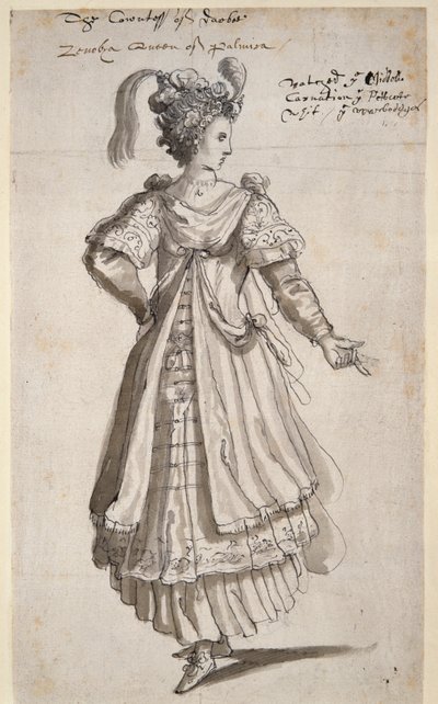 Reina Zenobia, c.1609 de Inigo Jones
