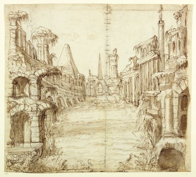La Casa Caída de la Caballería, c.1610 de Inigo Jones