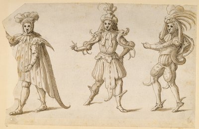 Tres hadas, c.1611 de Inigo Jones