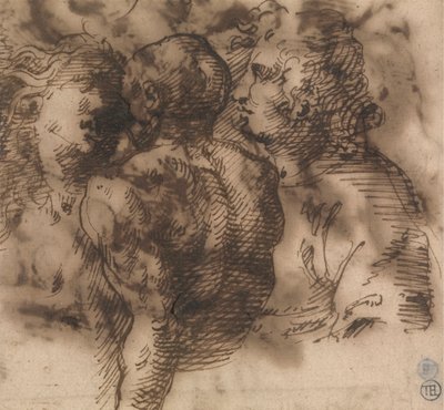 Tres figuras de medio cuerpo de Inigo Jones