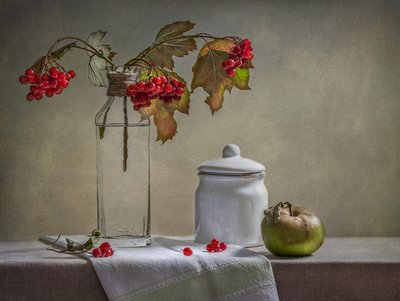 Bayas de otoño y manzana de Inna Karpova