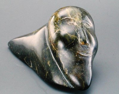 Hombre sonriente, de Cape Dorset de Inuit School