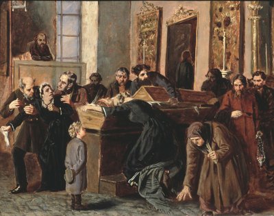 Despedida a los muertos, 1878 de Iosif Petrovich Volkov