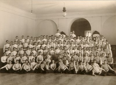 Gran Duque Constantino Konstantínovich de Rusia en el Cuerpo de Cadetes, Poltava, c1870s de Iosiph Khmelevsky