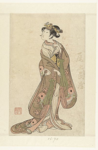 Del actor Onoe Tamizo I en el papel principal Onoe Tamizo (título sobre objeto) de Ippitsusai Bunchō